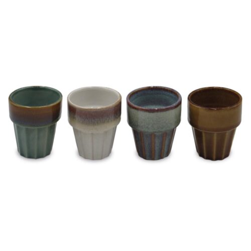 Opjet – Mokjes Canteen Ribbel, Set van 4