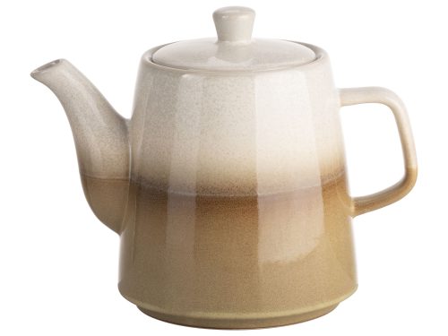 Retro theepot bruin-grijs – 1 liter – Gusta