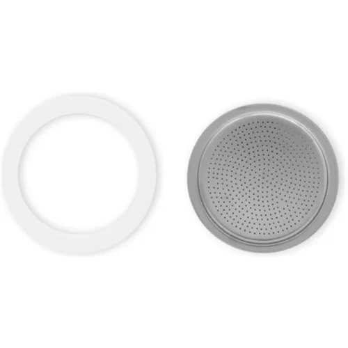 Bialetti - Filterplaatje + Siliconen Ring, Brikka Inductie 4/c