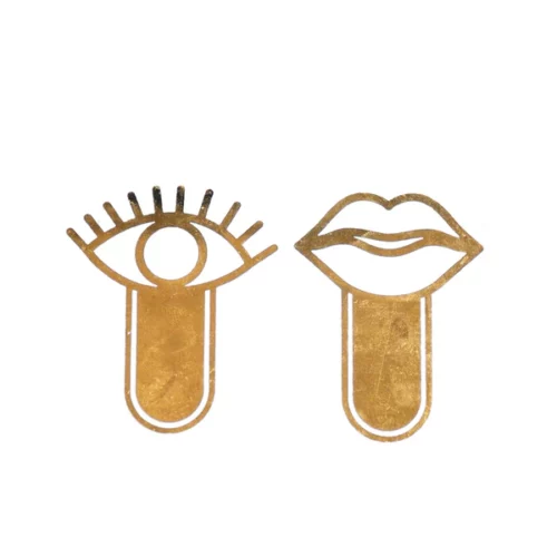 HouseVitamin – Boekmarkers Lip/Oog, Goud