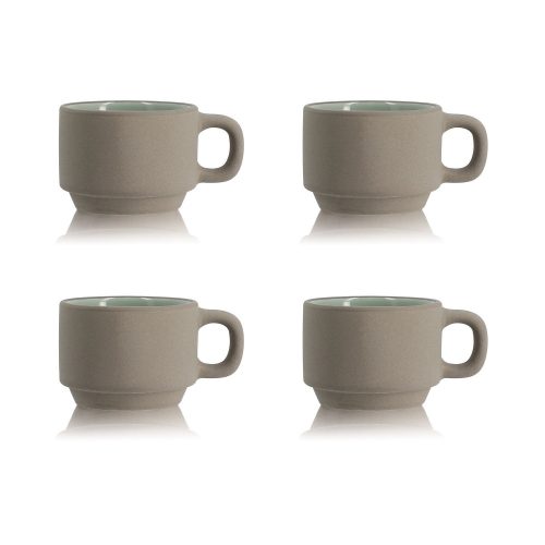 Set van 4 kopjes 10cl Ogo Living