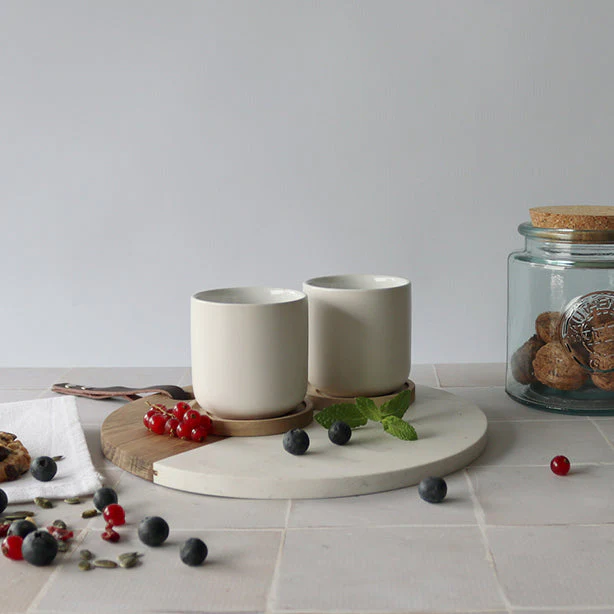 OGO Living - ENZO mokken met onderzetter, set van 2 - Afbeelding 2