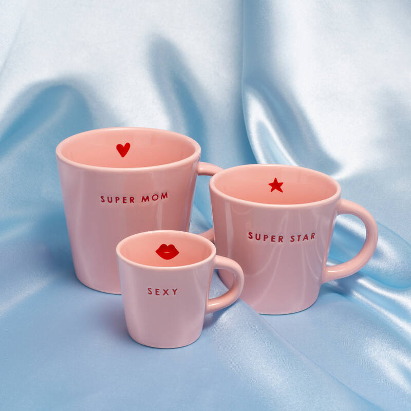 Vondels - Cappuccinokop SUPER STAR, Roze, 250ml - Afbeelding 2