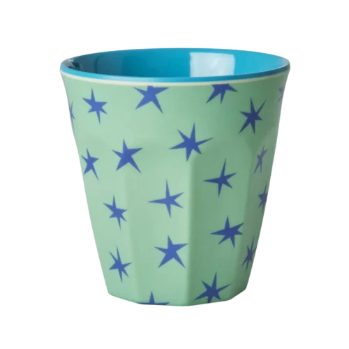 Rice, beker blauwe sterren – middelgroot