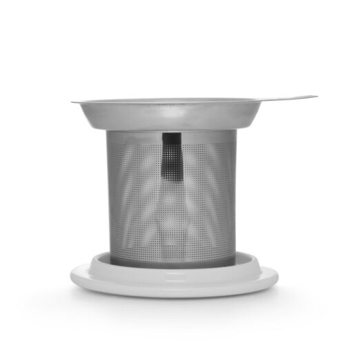 VIVA Minima™ metalen infuser met keramisch deksel, wit