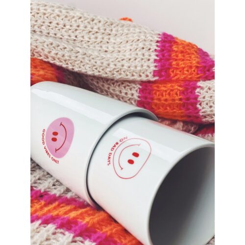Mok 'No Bad Days' Rood, 280ml - Goldscherben