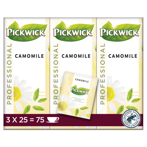 Pickwick Kamille, 75×1,5g met envelop