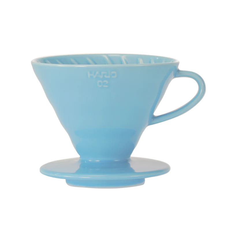 Hario – V60 Dripper Keramiek, 02, Lichtblauw