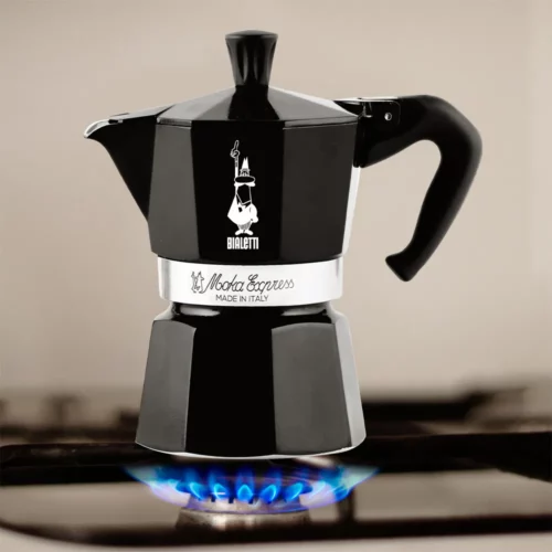 Bialetti Moka Express, Zwart, 3/c