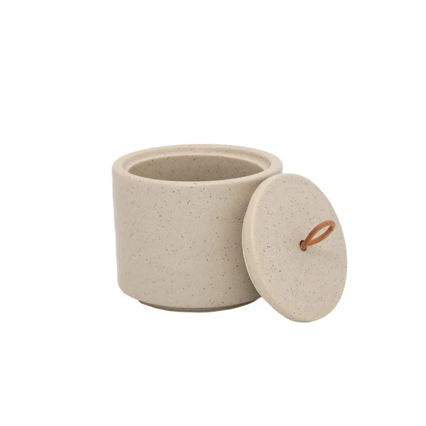 Leeff – Keramieken voorraadpot, Groot, Taupe - Afbeelding 2
