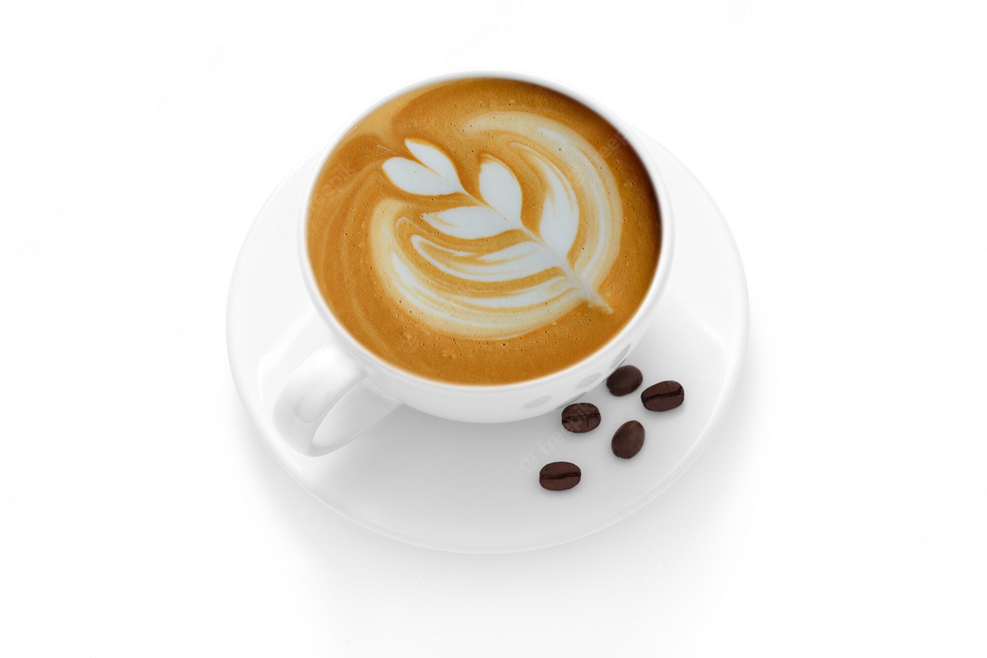 kop-koffie-latte-en-koffiebonen-die-op-witte-achtergrond-wordt-geisoleerd_126277-591