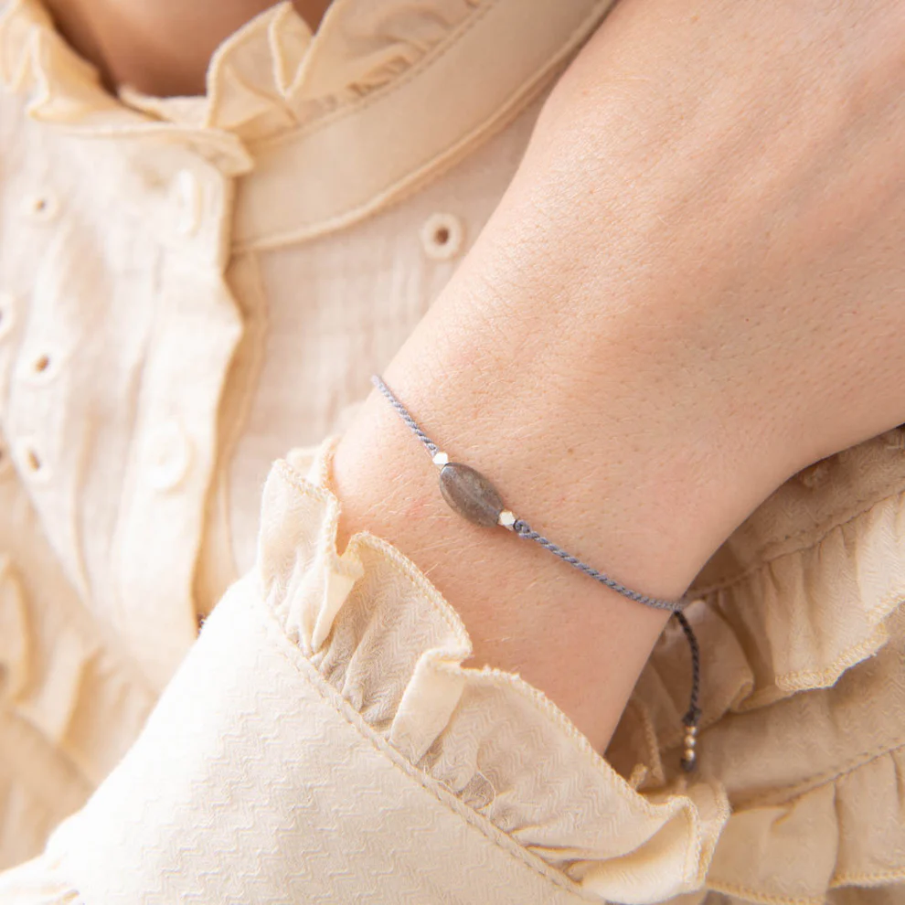 A Beautiful Story – Edelsteenkaart met armband, Labradoriet - Afbeelding 2