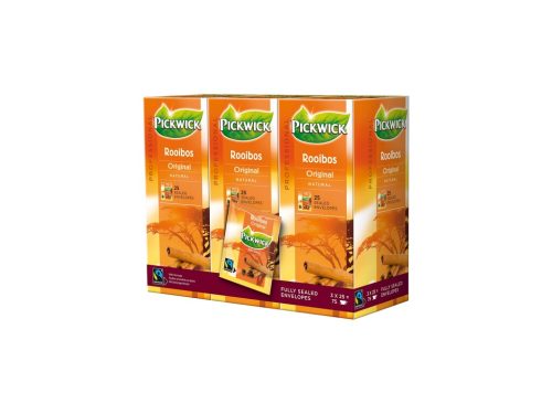 Pickwick Rooibos Fairtrade, 75×1,5g met envelop