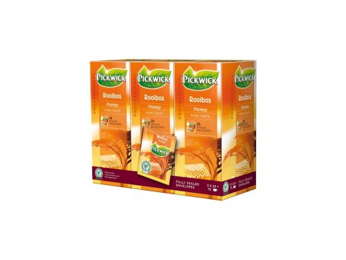 Pickwick Rooibos Honing, 75×1,5g met envelop